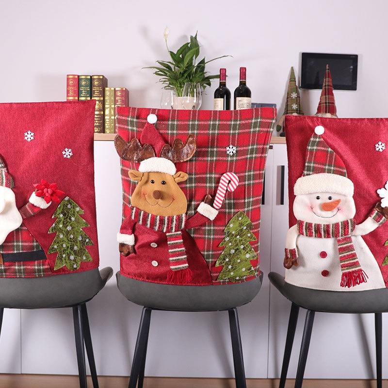 Christmas,Personalized,Creative Thickened Christmas Seat Cover - Home Decor